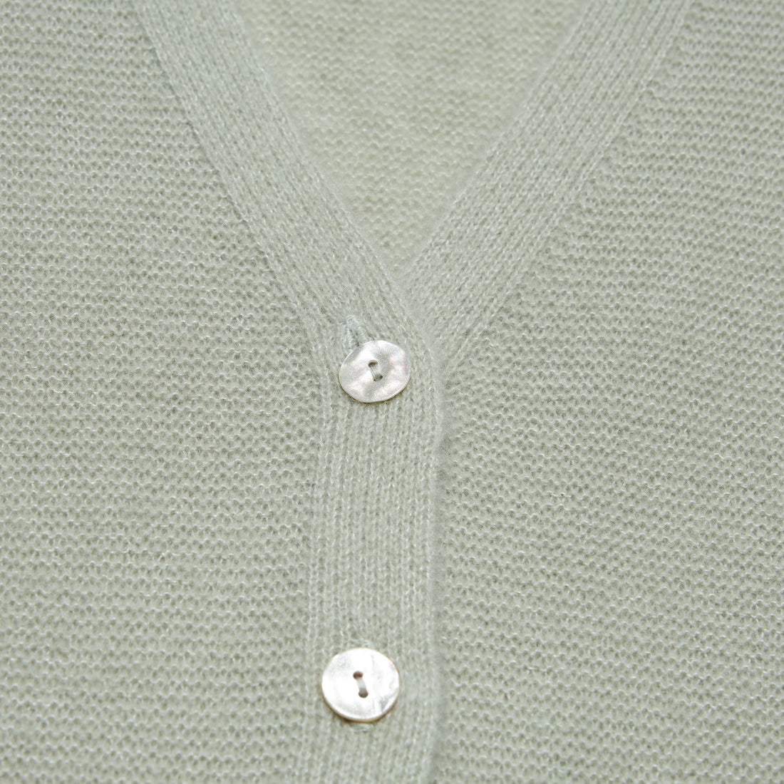 Spring Diary” Silk Cashmere真絲兩件式背心針織上衣—Verdant Veil青霧薄影