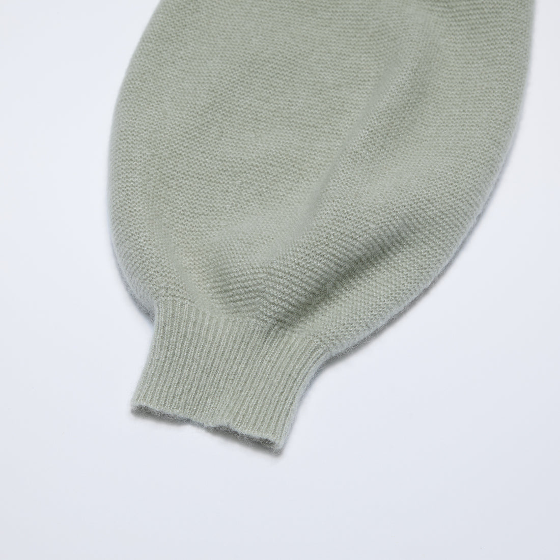 Spring Diary” Silk Cashmere真絲兩件式背心針織上衣—Verdant Veil青霧薄影