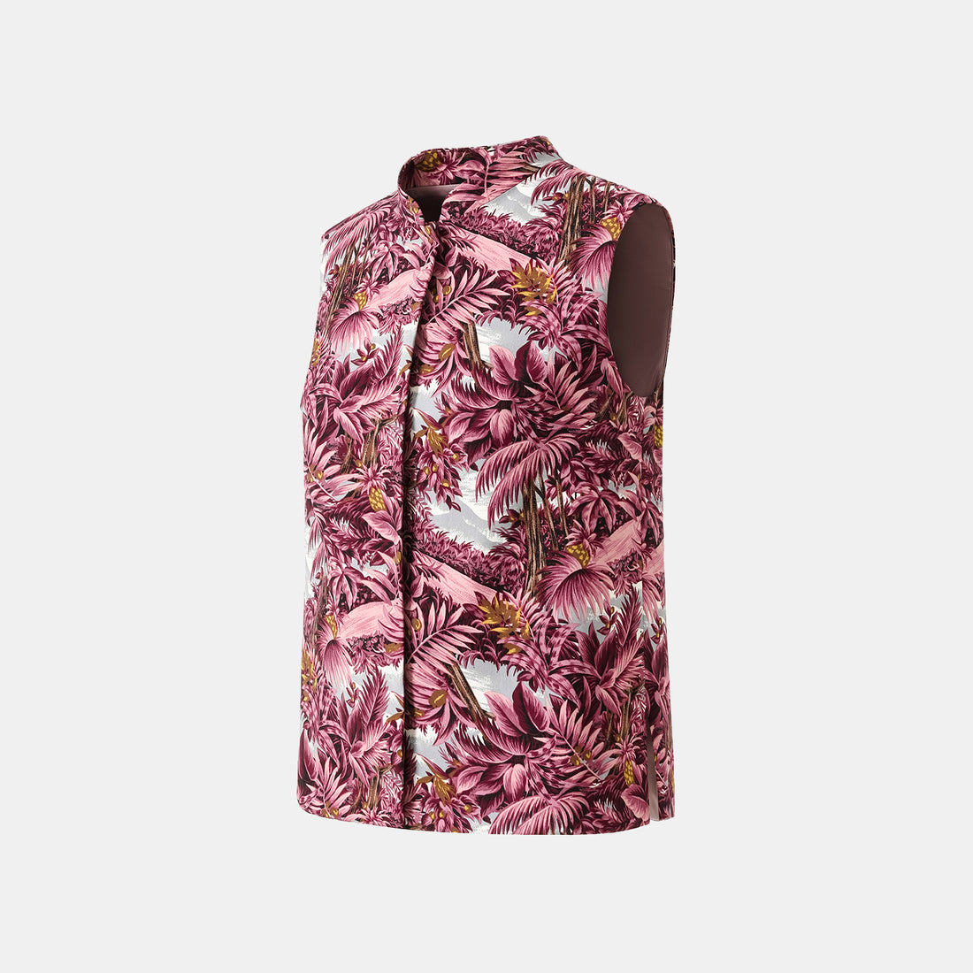 "Spring" printed new Chinese style top - Nanfeng Xunxi