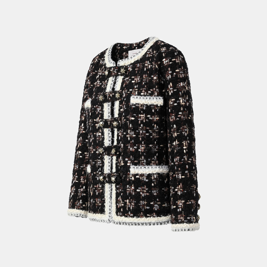 “Best of 2024.” Italian top-grade mohair tweed classic No.4 coat—Starry Night