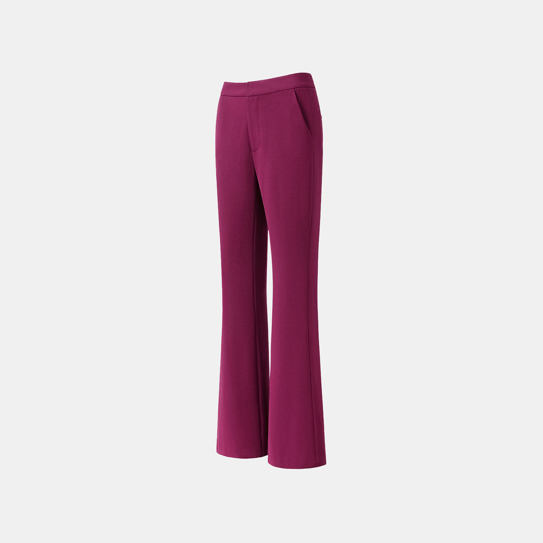 "Westminster Weekdays" Luxe Hemp Acetate Cropped Pants - Margaux