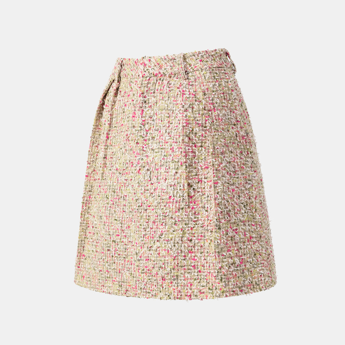 "Chelsea Citywalk" Tweed A-line Skirt - Monet Garden