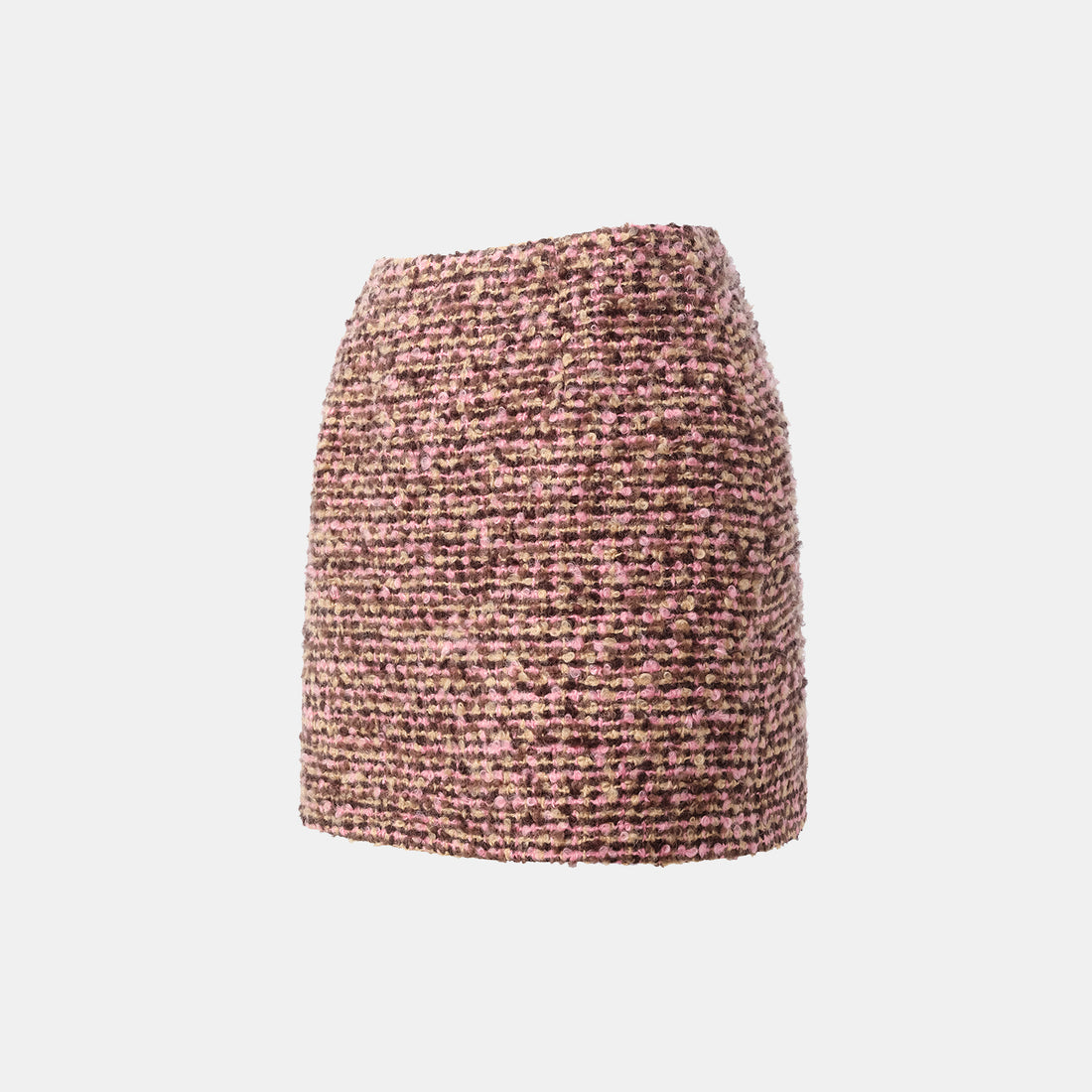 "Afternoon in Los Angeles" Tweed Skirt—Cinnamon Roll