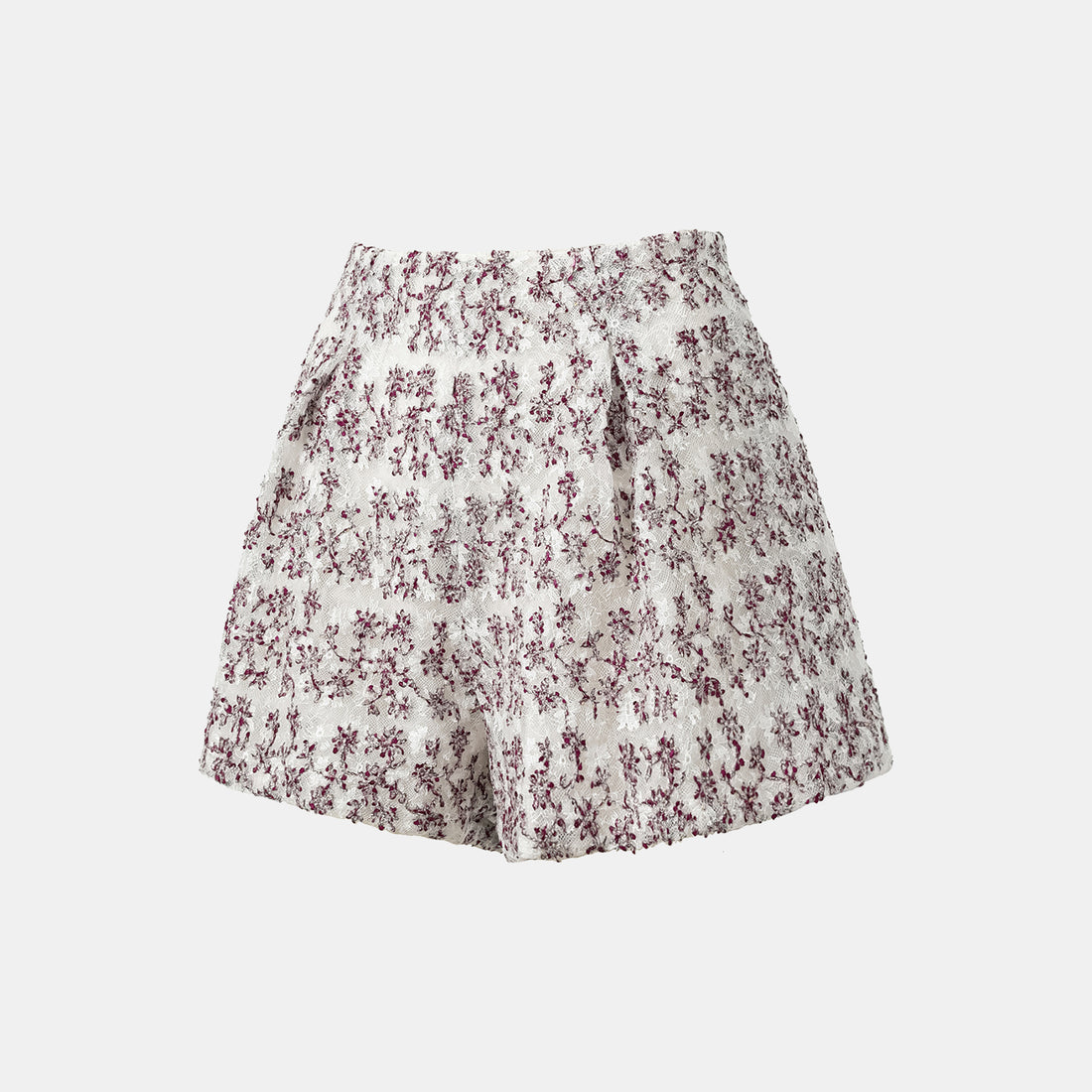 "Quiet Mastery." French top handmade workshop special craft lace shorts