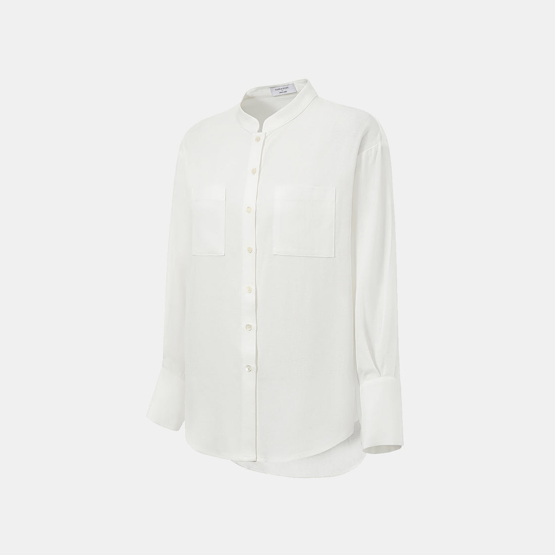"Intellectual Moment" Special Silk and Bamboo Texture Acetate Shirt - Chenyu