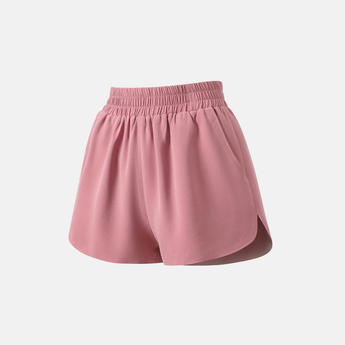 "Easy-go Chic" Textured Acetate Blazer/Shorts Set—Dusk