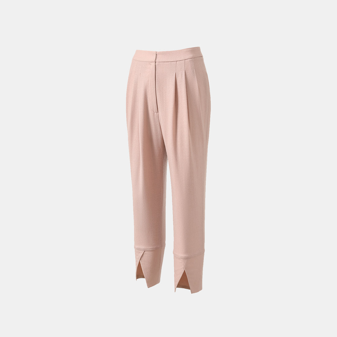 "The Top" British top crepe cropped trousers—Dusk