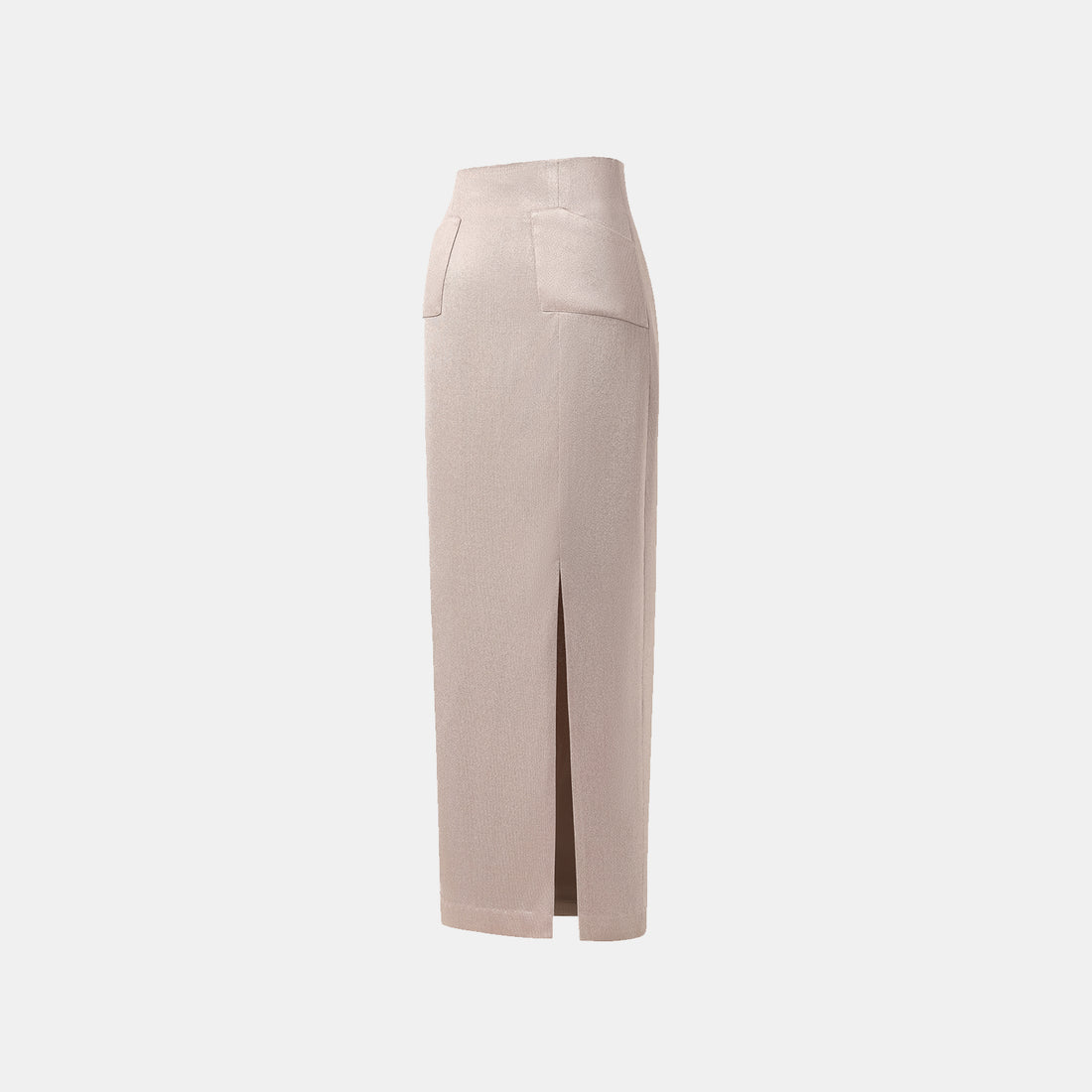 'Easy Go Chic' acetate pencil skirt — Coffee