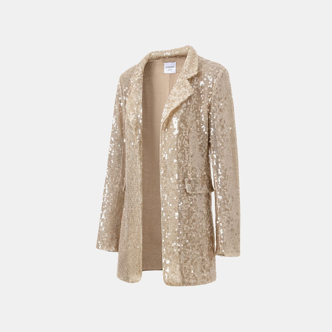 “Daytime Party.” Sparkling Knit Blazer