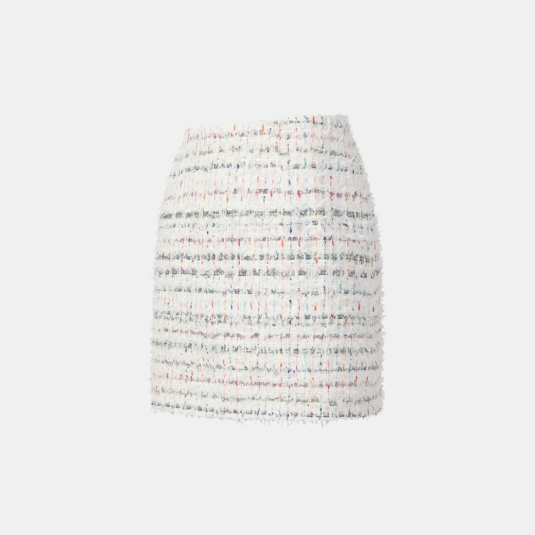 "Winter Versailles" Tweed Skirt—Fruit Mille Crepe