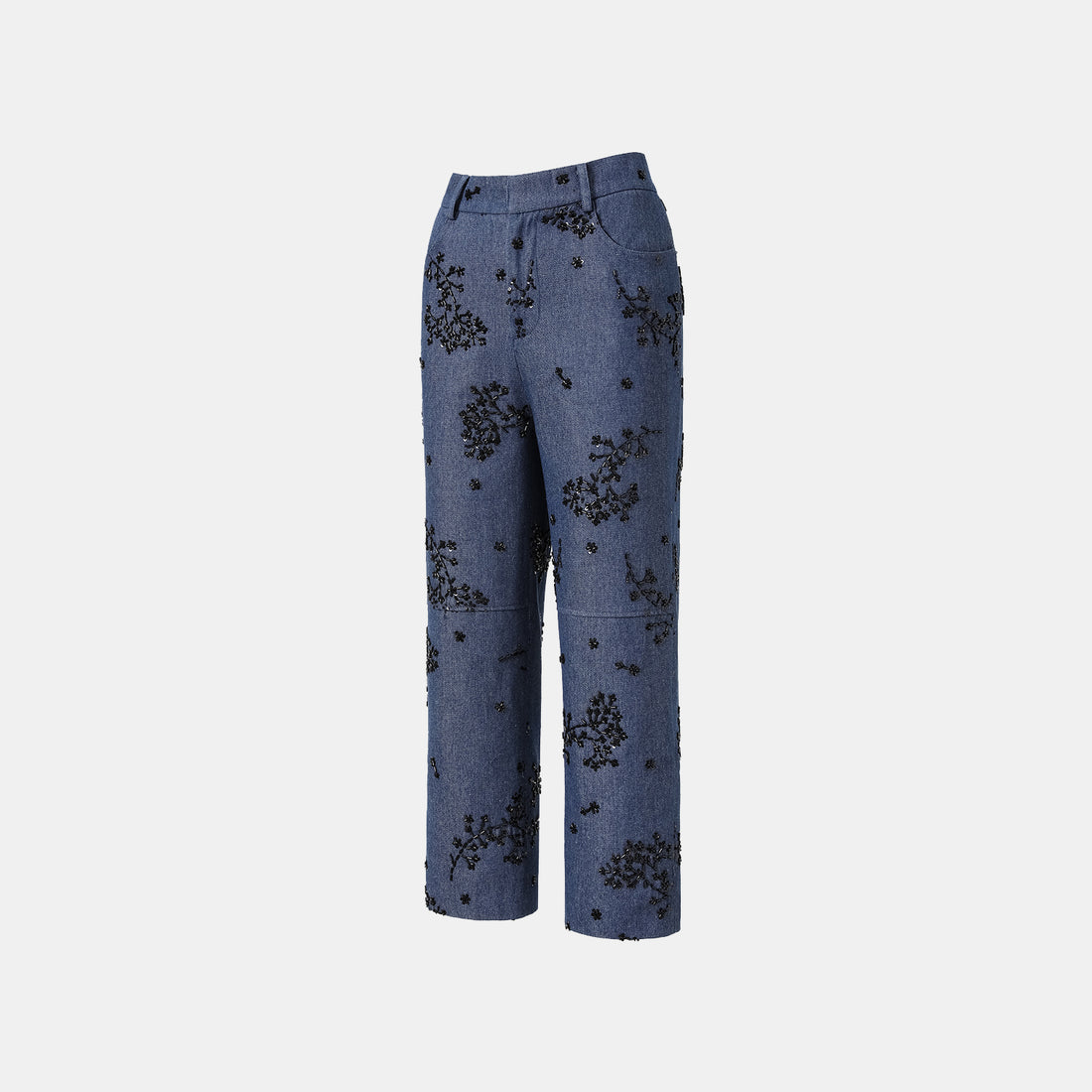 "Spring" Italian Beaded Cropped Pants