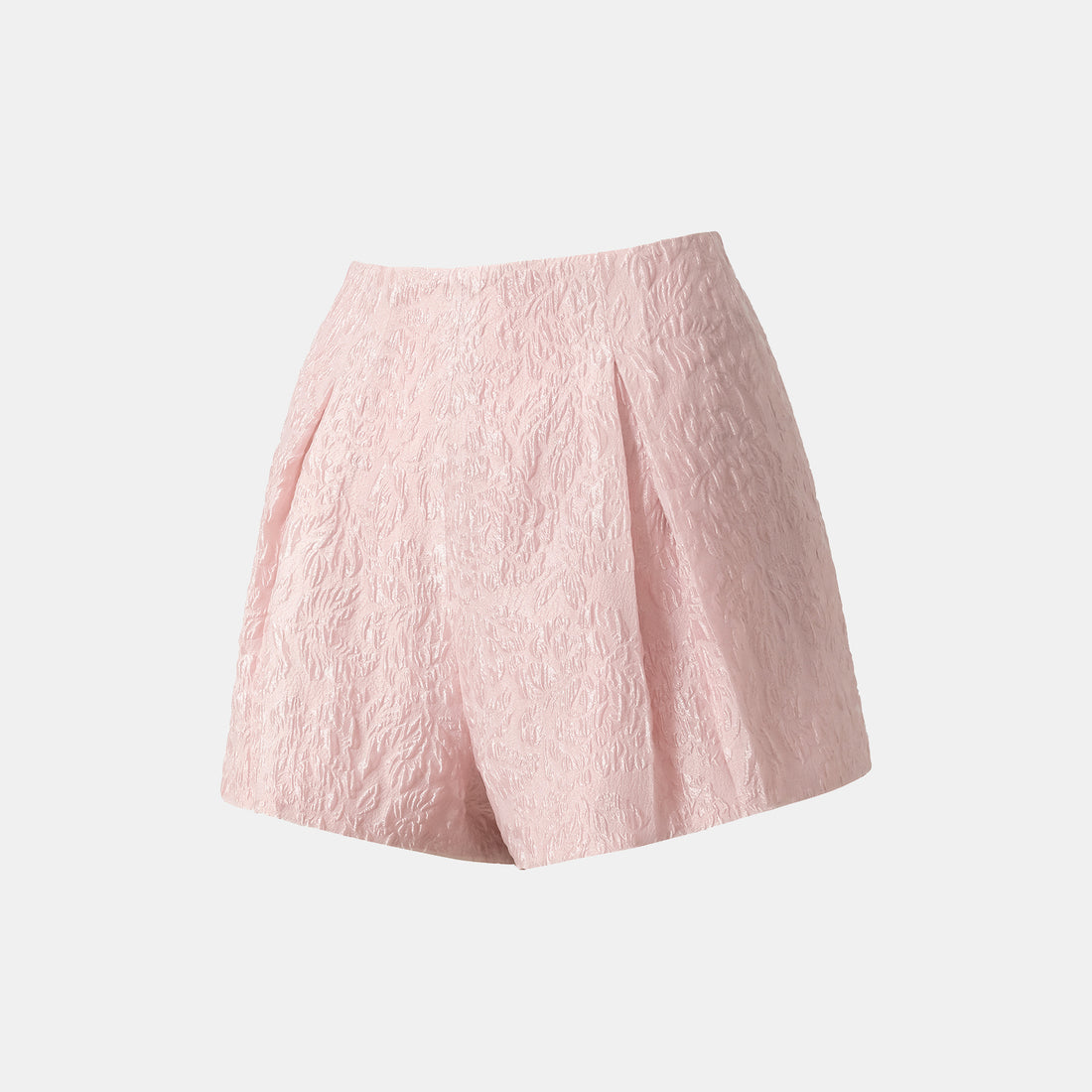 "Weekend at Monaco." 3D Jacquard Shorts—Bubble Gum