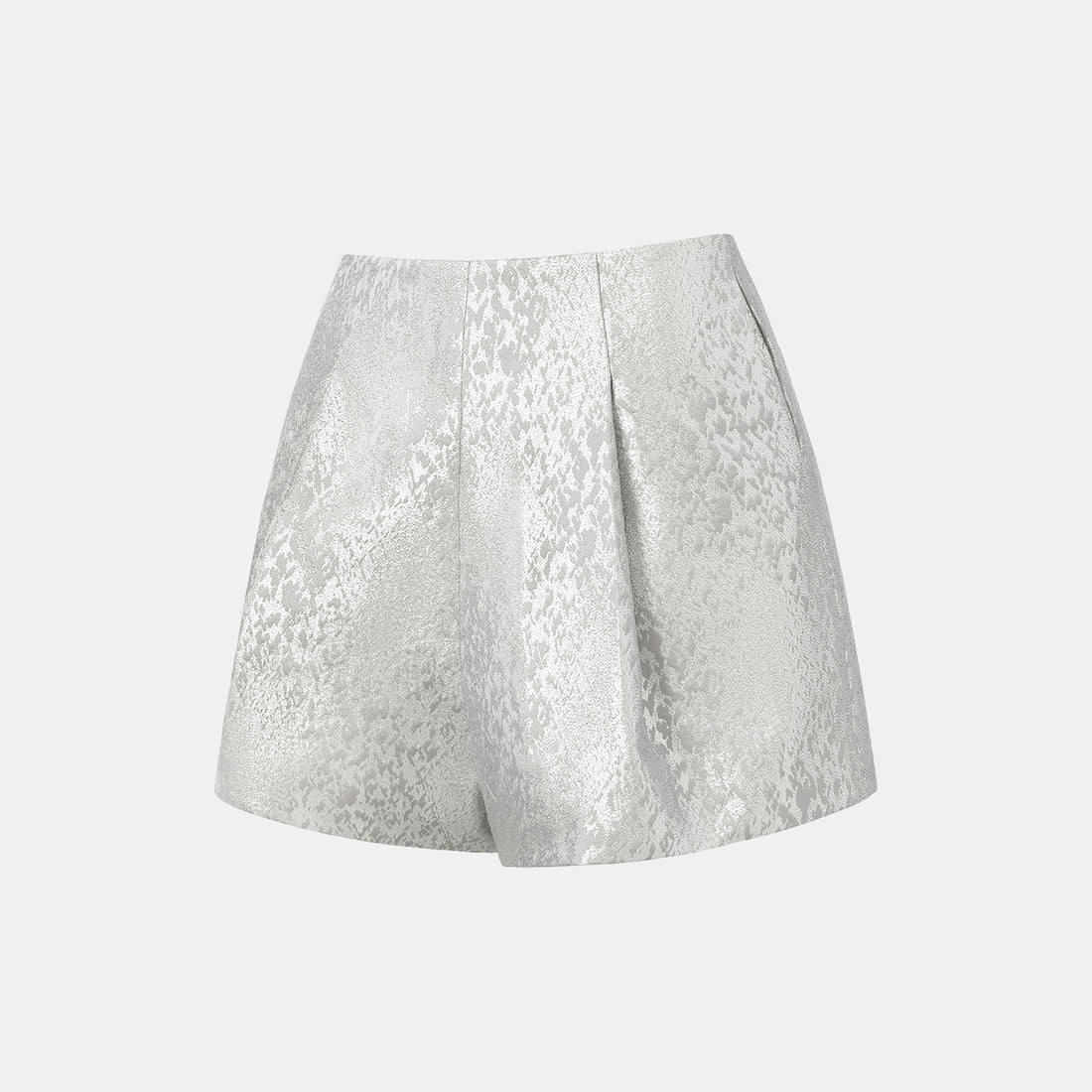 "Spring" Spanish jacquard shorts - Dusk Purple Cloud Light