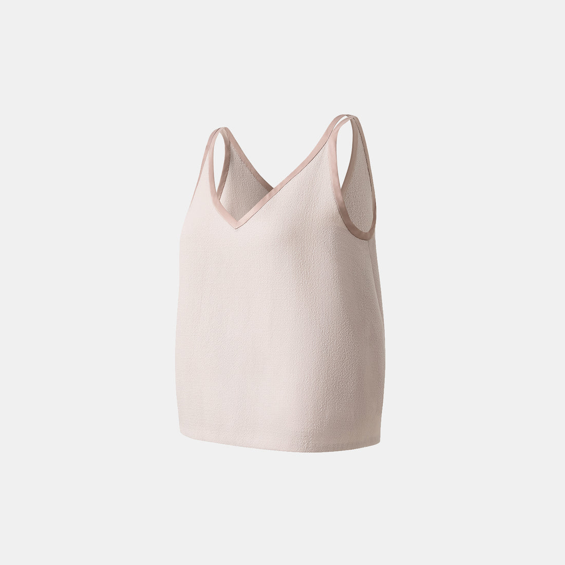 "The Top" British Double Crepe Vest — Taupe
