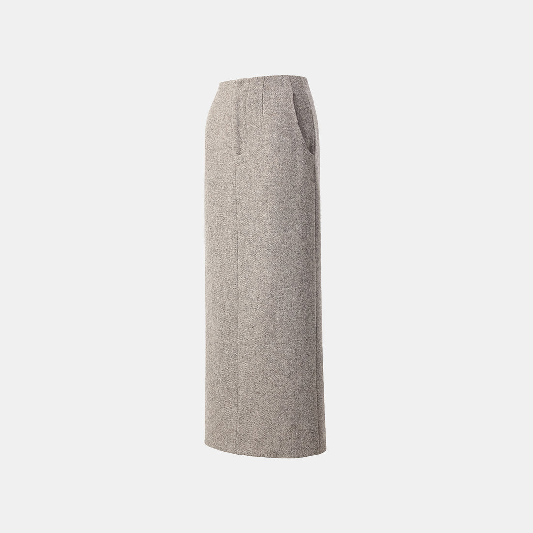 "Westminster Weekdays" Australian Wool Pencil Skirt - Grey