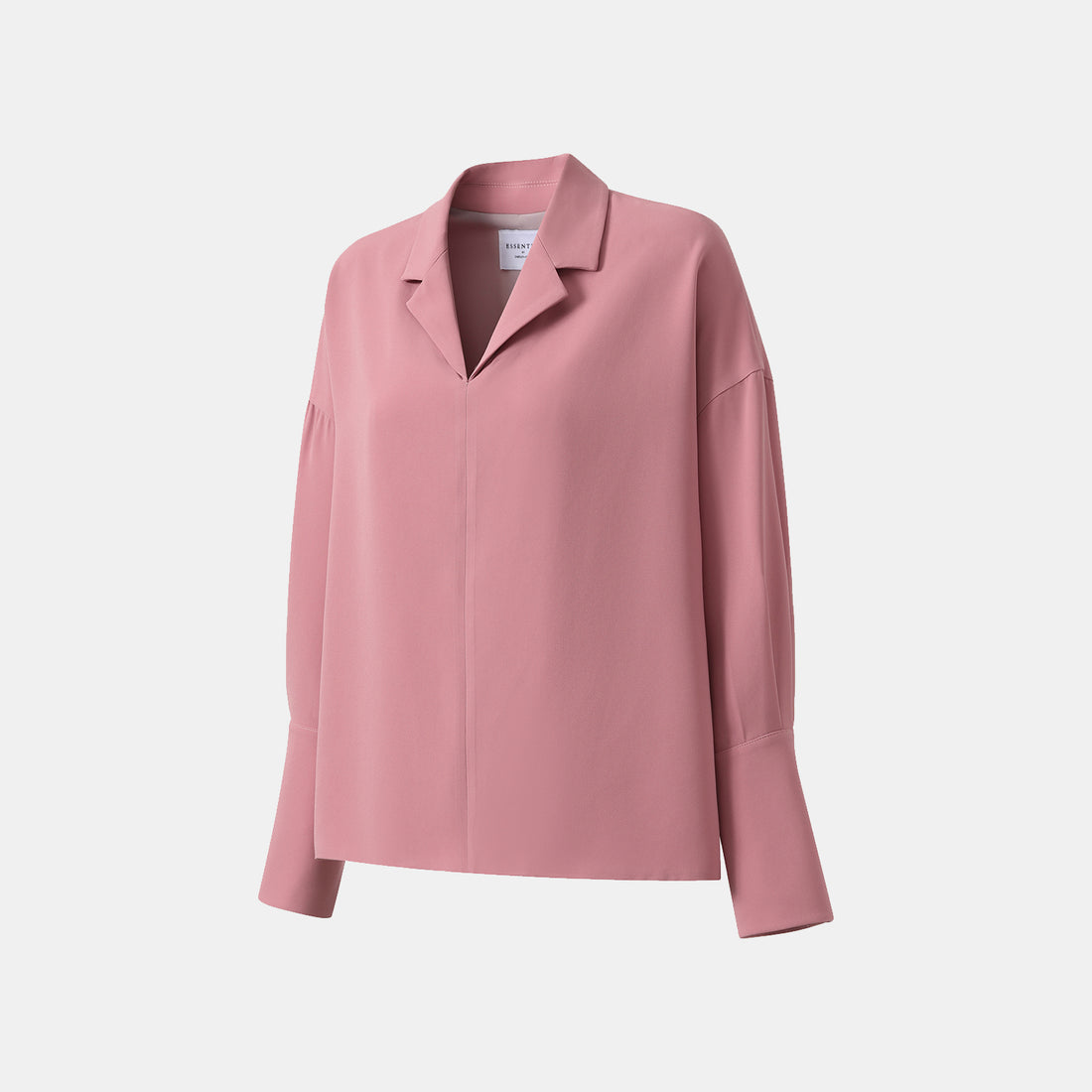"Easy-go Chic" Textured Acetate Blazer/Shorts Set—Dusk