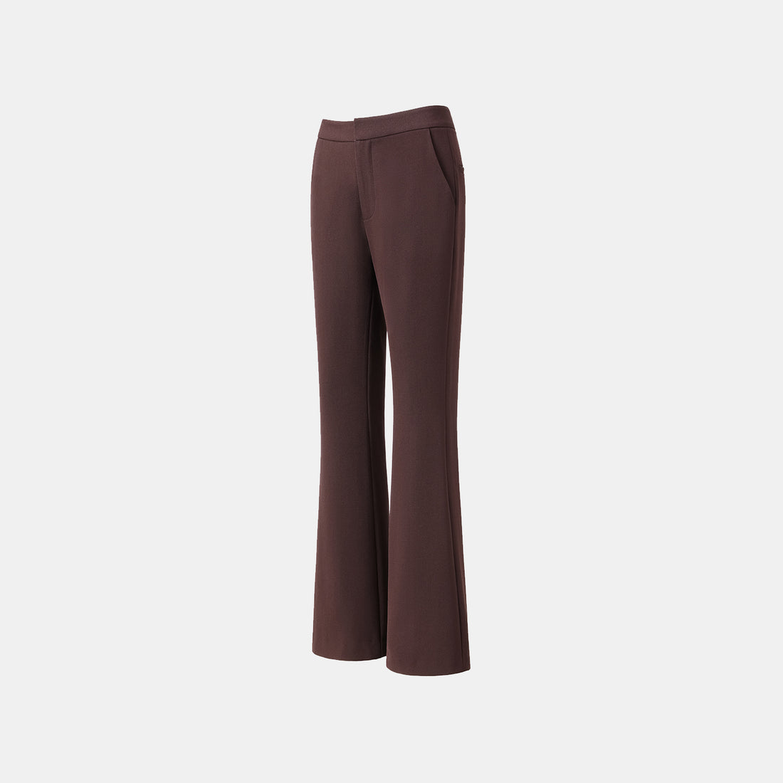 "Westminster Weekdays" Luxe Acetate Flared Pants - Margaux