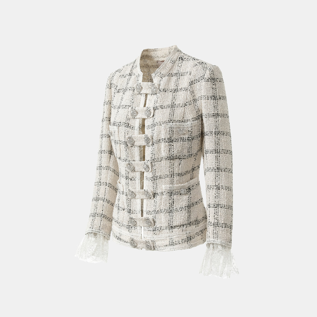 "Breeze boucle" British top light tweed No.9 jacket—Gin Tonic