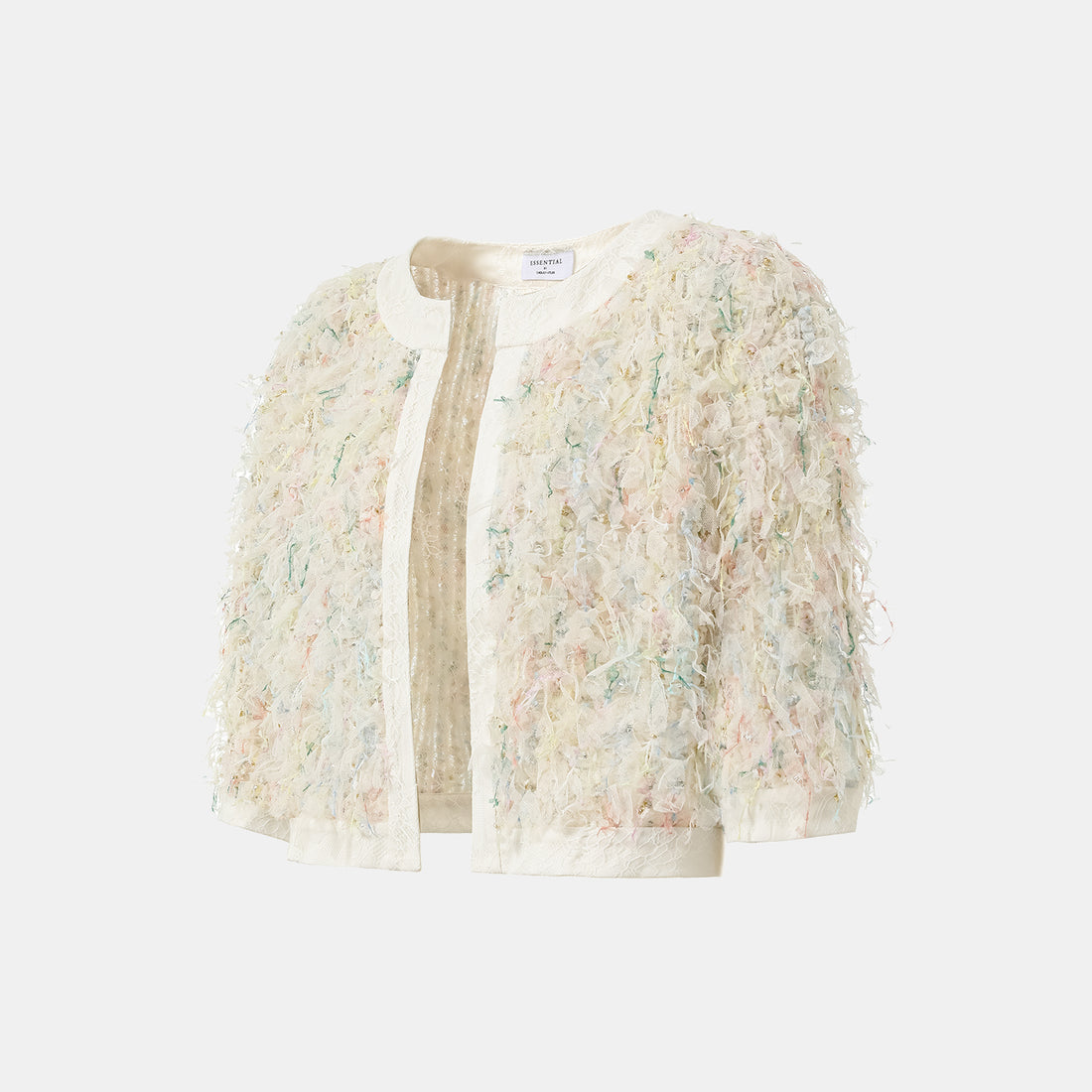 "Brunch at Ritz." Special craft lace cardigan—Summer Monet