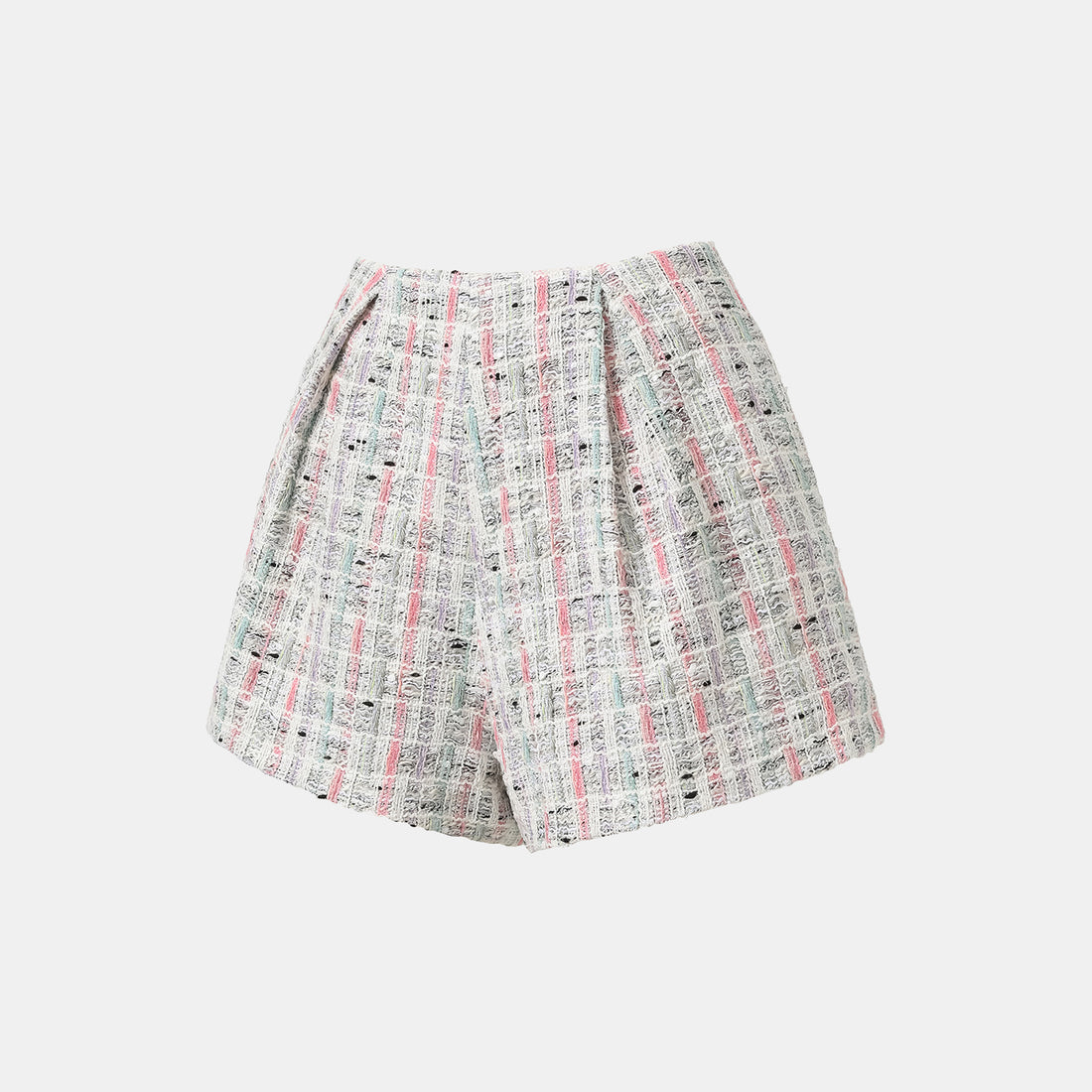 "Arcade of CherJoy Atelier." French Summer Lightweight Tweed Shorts