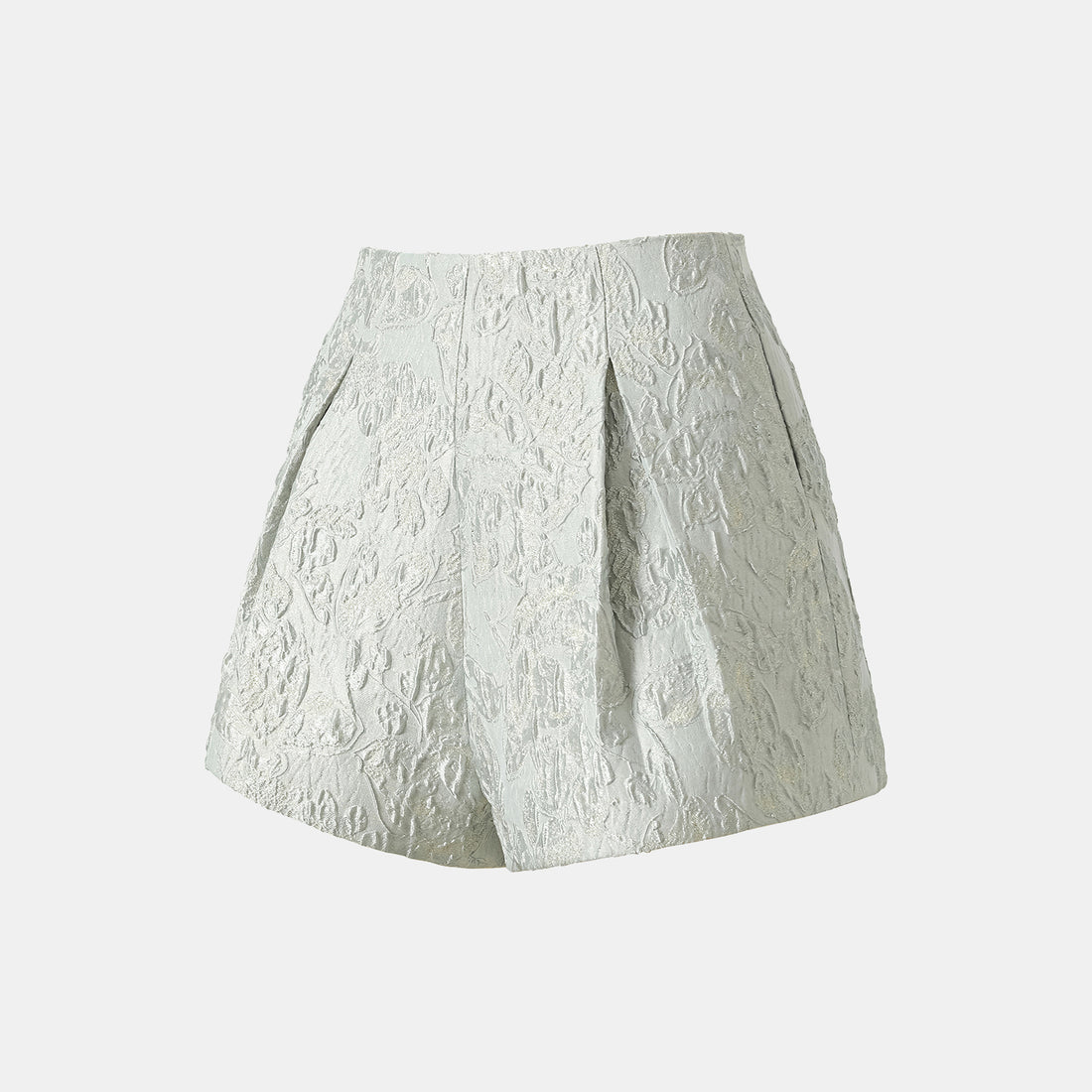 "Spring Outing" Jacquard Shorts—Moonlit