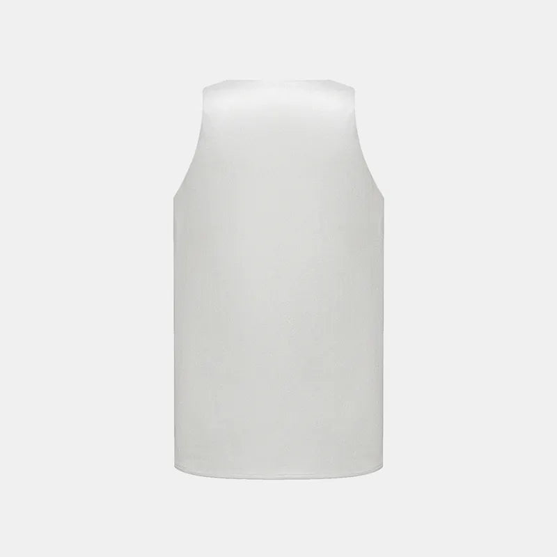 'Easy Go Chic' acetate vest — Silver