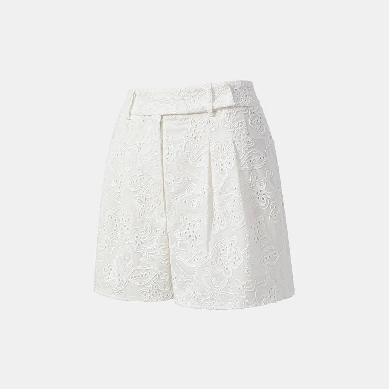 "Lazy and Pretty" Japanese 3D Lace Shorts