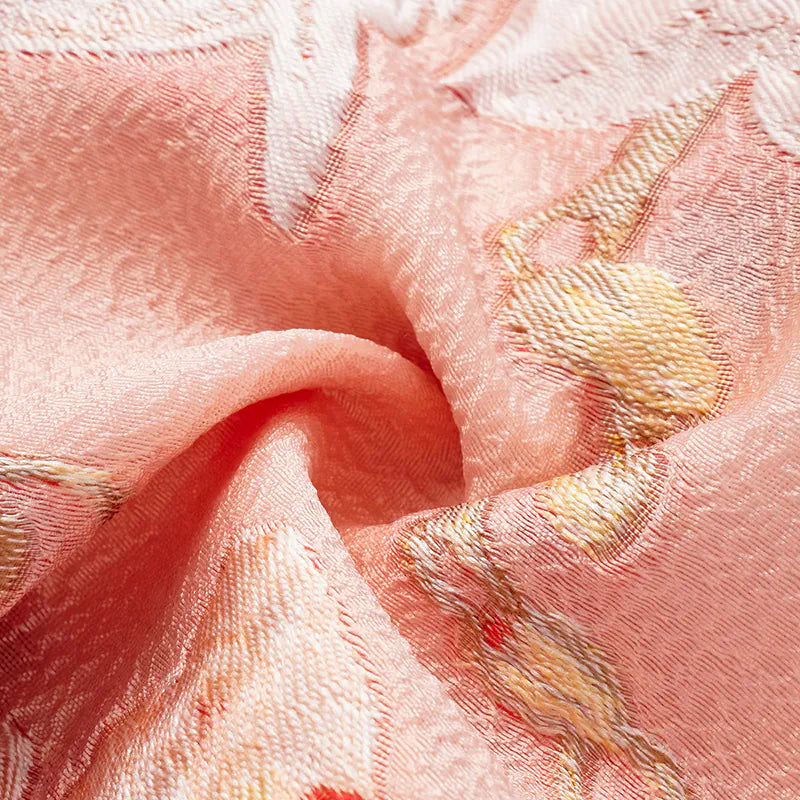 "Orchid Fragrance" Italian Jacquard Shorts
