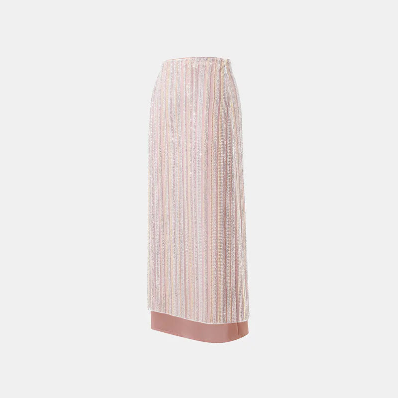 'Great Gatsby' beaded pencil skirt