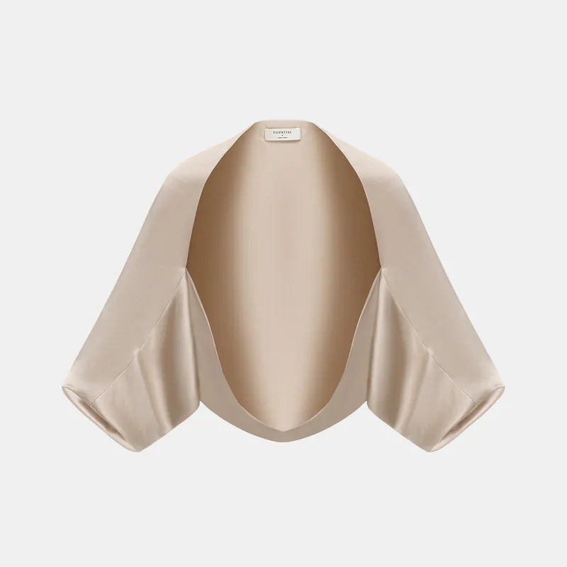 "Summer Diary" acetate cape - nude gold