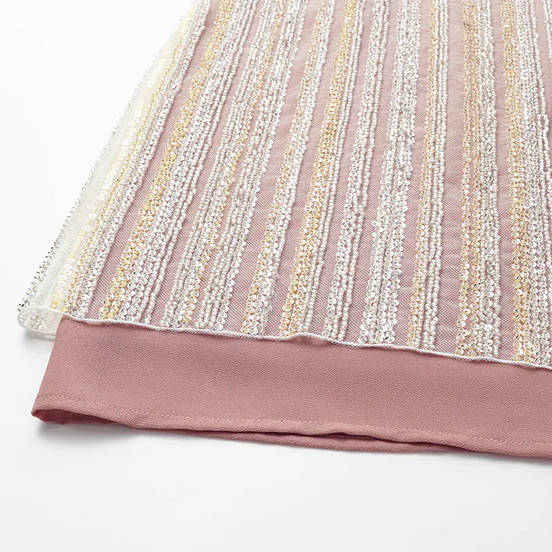 'Great Gatsby' beaded pencil skirt