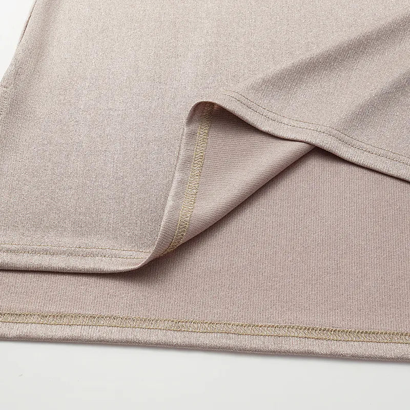 'Easy Go Chic' acetate jersey top — Coffee