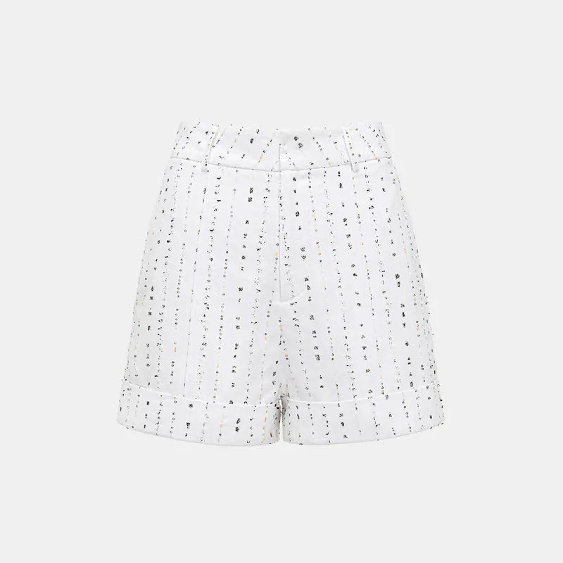 "Daytime Sparkle" Italian Haute Couture Suit Shorts