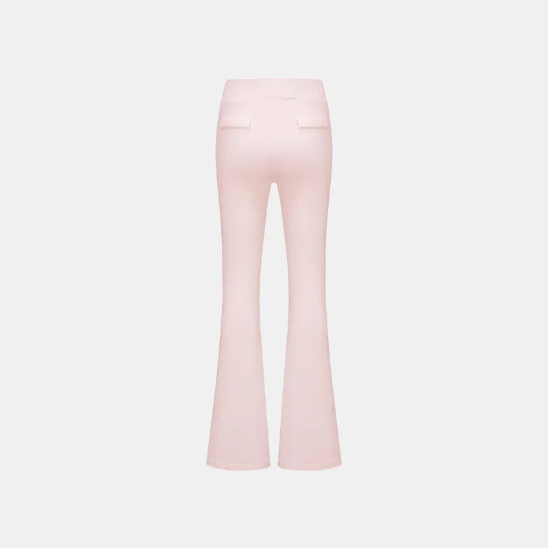"Exquisite Daily" Ultra-soft Modal Vest/Straight Leg Pants Set - Cherry Blossom Pink
