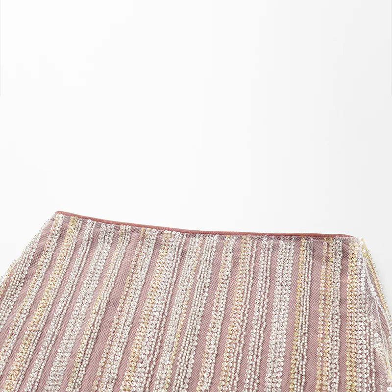 'Great Gatsby' beaded pencil skirt