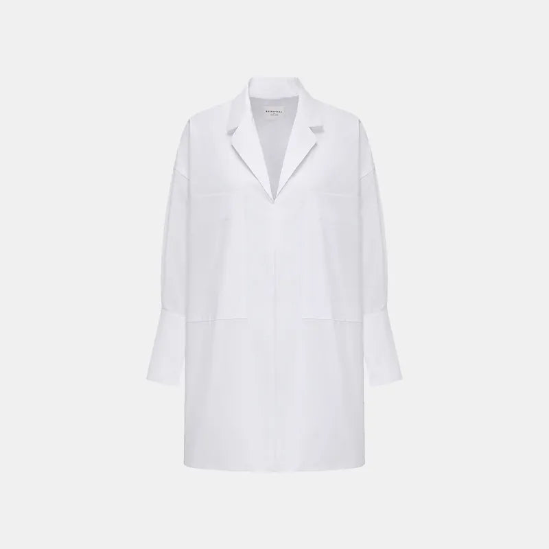 “Easy-go Chic” Loose Fit Dress — White