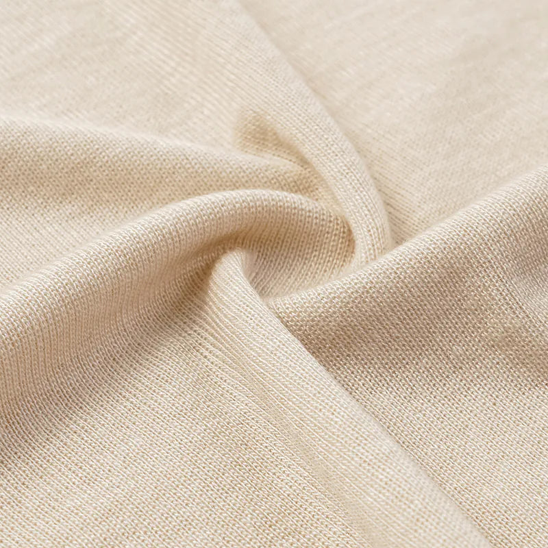 "Exquisite Everyday" Modal Special Cut T-shirt - Nude