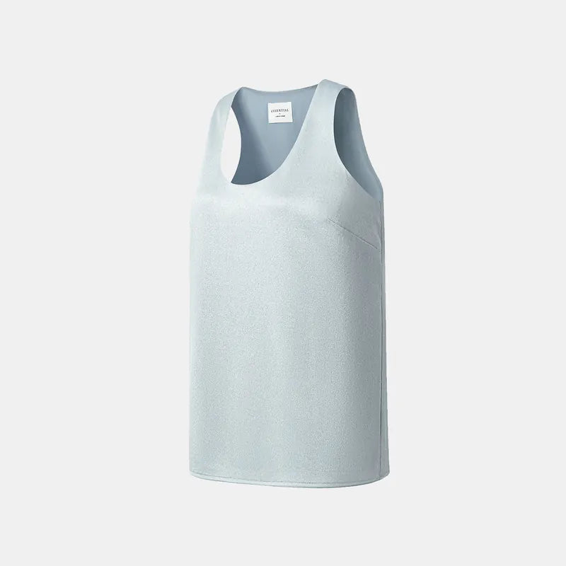 'Easy Go Chic' acetate vest — Light blue