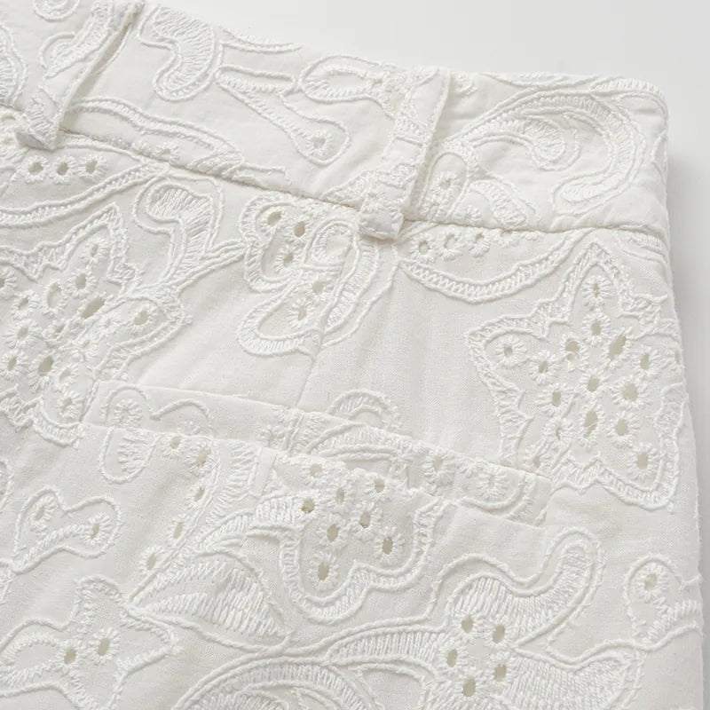 "Lazy and Pretty" Japanese 3D Lace Shorts