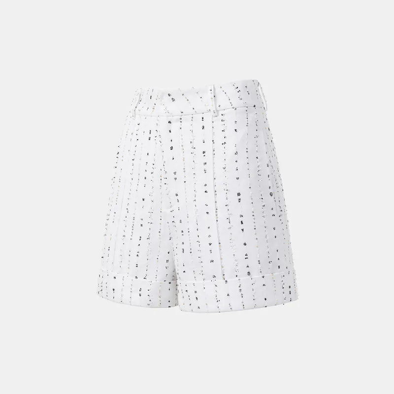 "Daytime Sparkle" Italian Haute Couture Suit Shorts