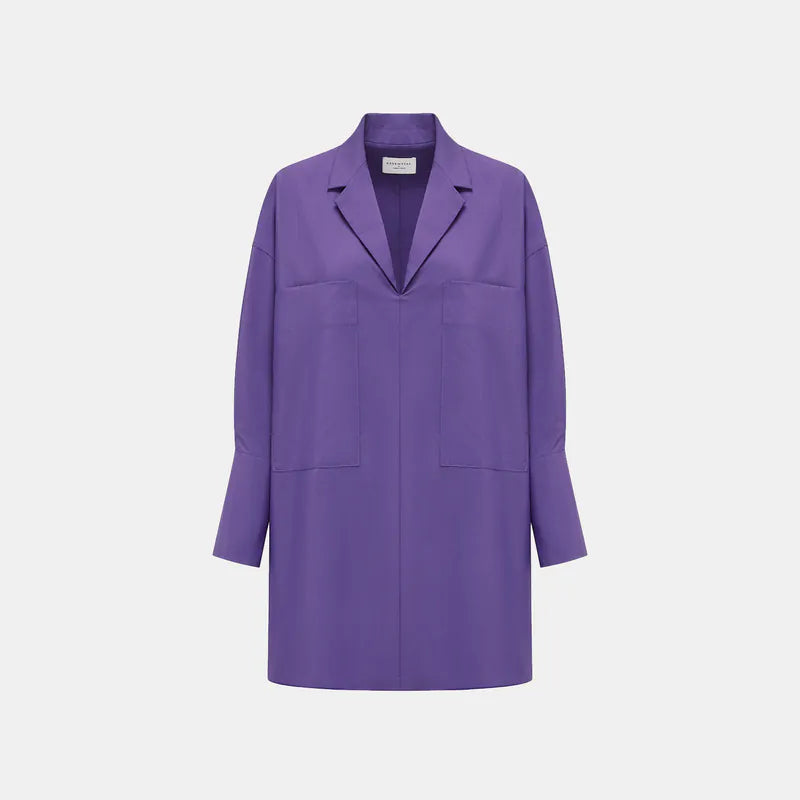 “Easy-go Chic” Loose Casual Dress — Violet