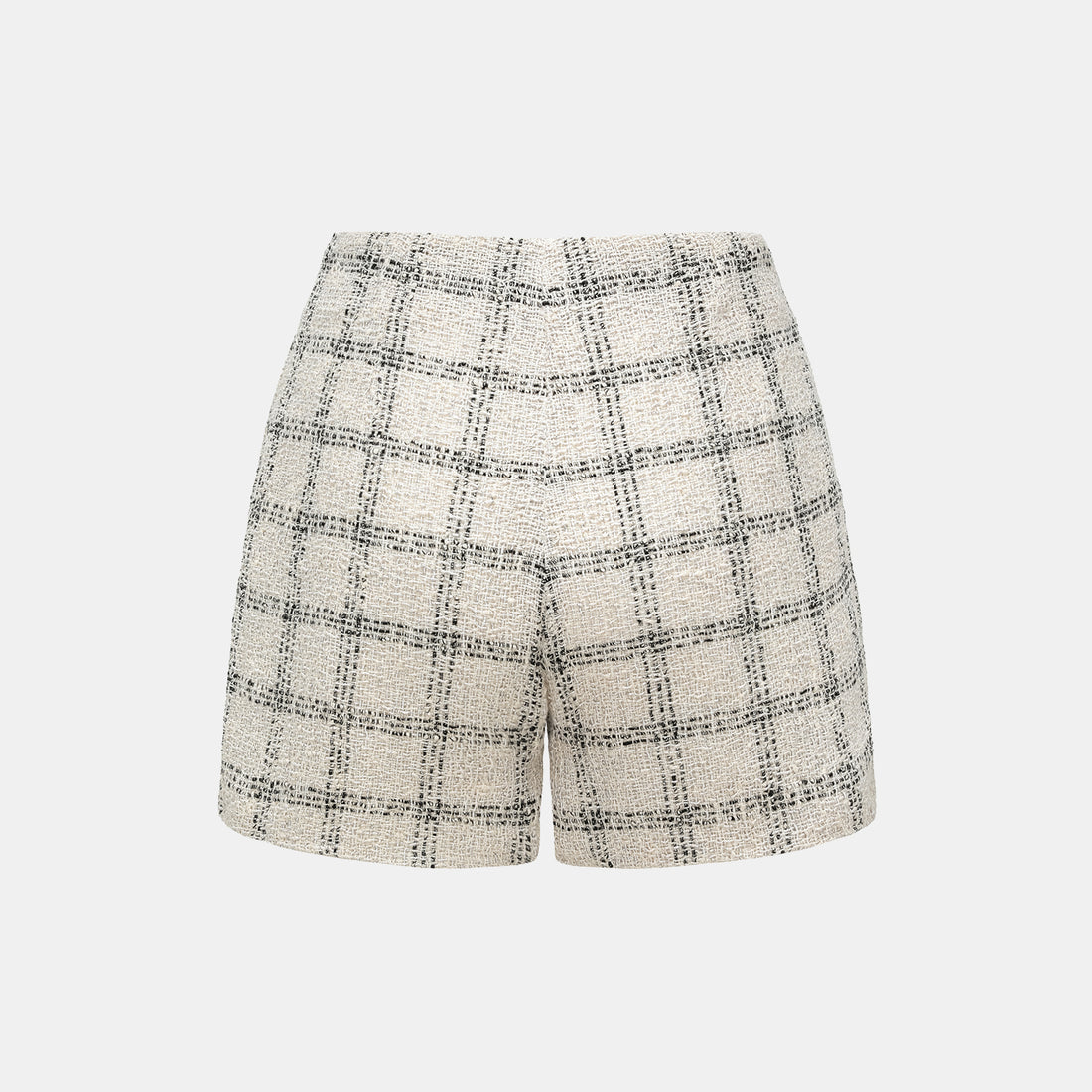 "Breeze boucle" British top light tweed shorts - Gin Tonic