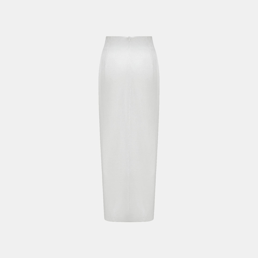 'Easy Go Chic' Acetate Knit Pencil Skirt - Silver