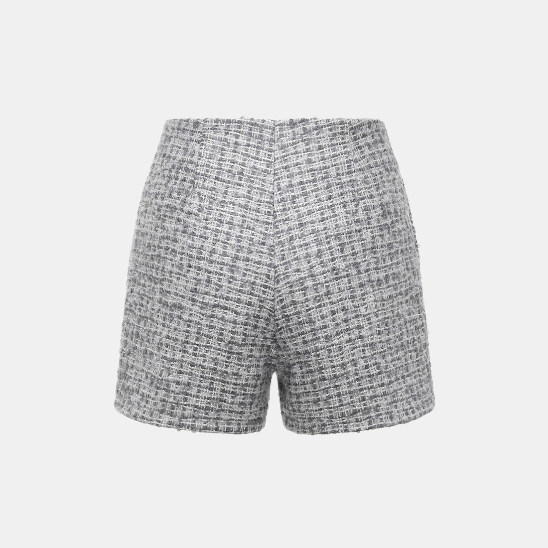 "Breeze boucle" British top light tweed shorts - Starlit Smoke
