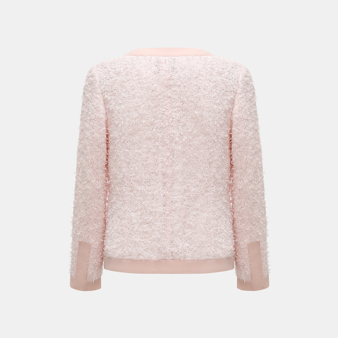 "Breeze boucle" Italian texture light tweed No.10 jacket—When Petals Fall