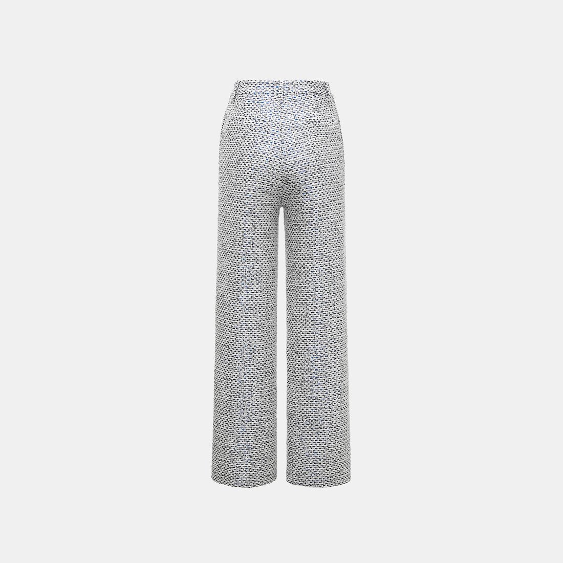 "Westminister Weekdays" Lightweight Tweed Tailored Wide Pants - Rational