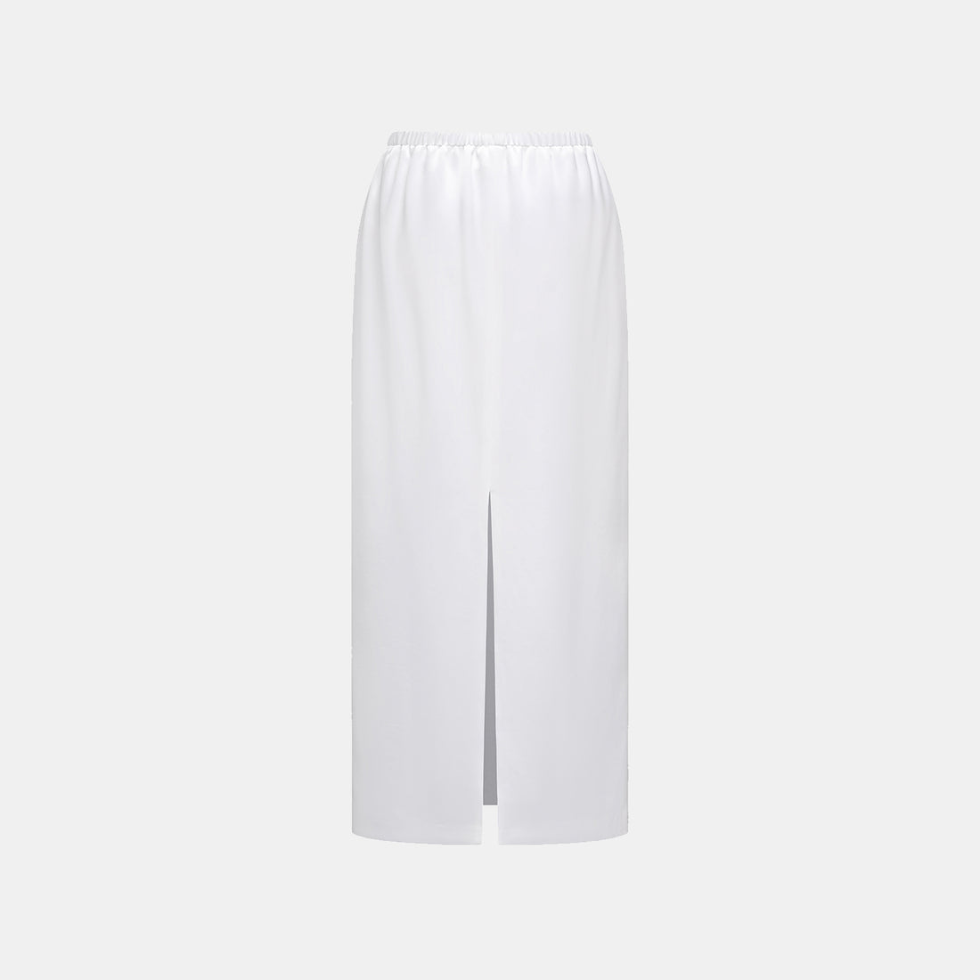 “Easy Go Chic.” Satin Acetate Leisure Suit—White