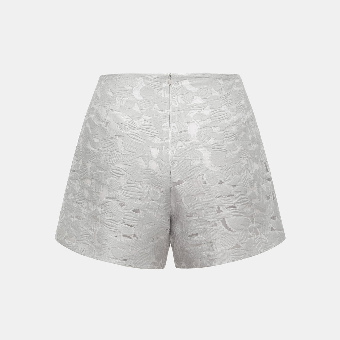 "Spring Outing" Jacquard Shorts - Silver Lake