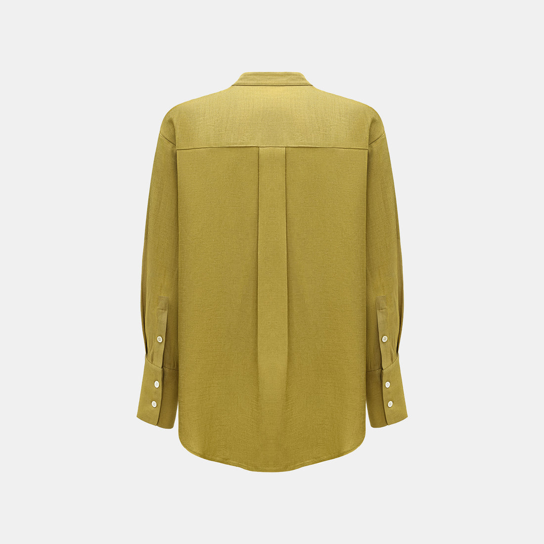 "Intellectual Moment" Special Silk and Bamboo Texture Acetate Shirt - Mu Jiang