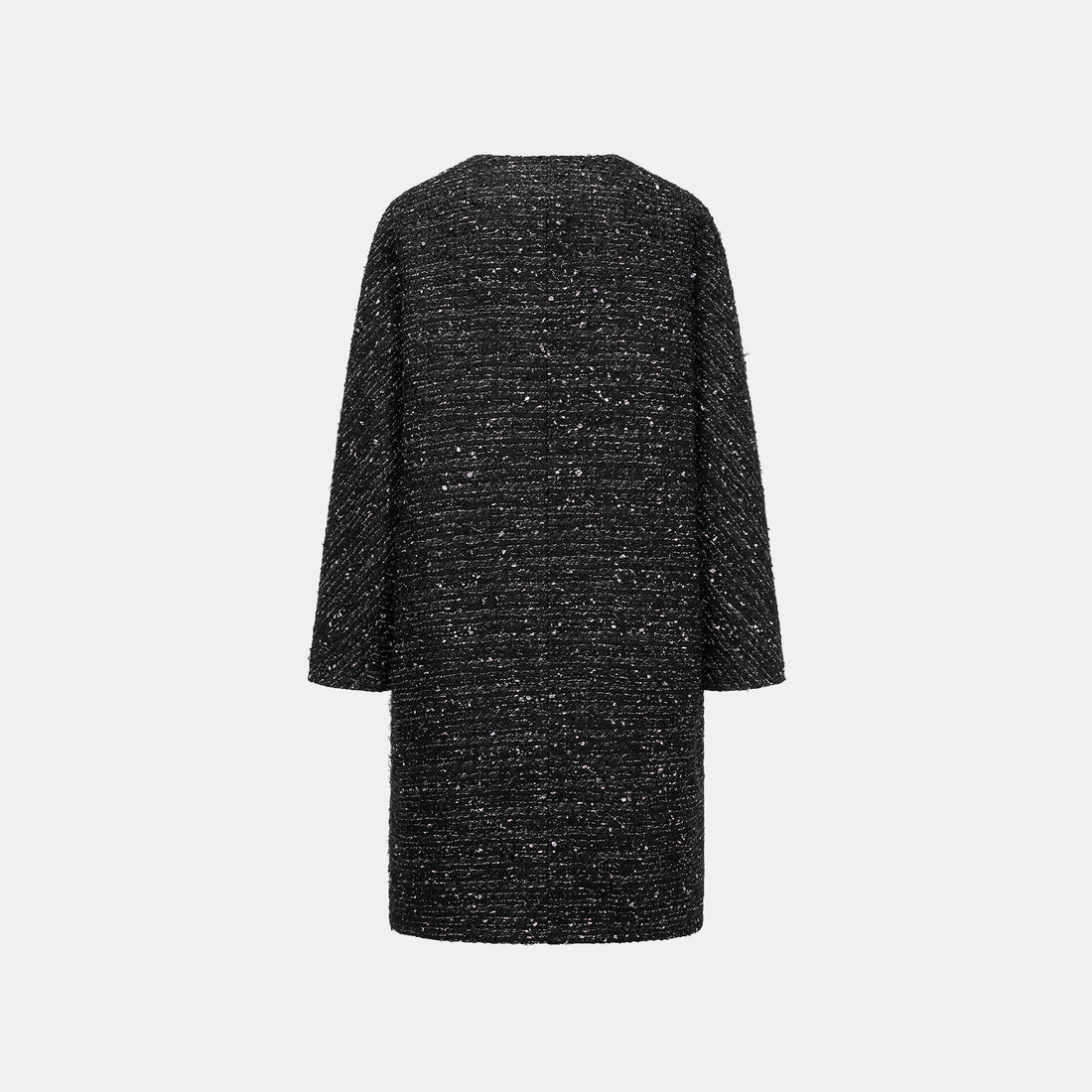 "Brunch at Ritz" Tweed Pupa Coat—Hidden Pink